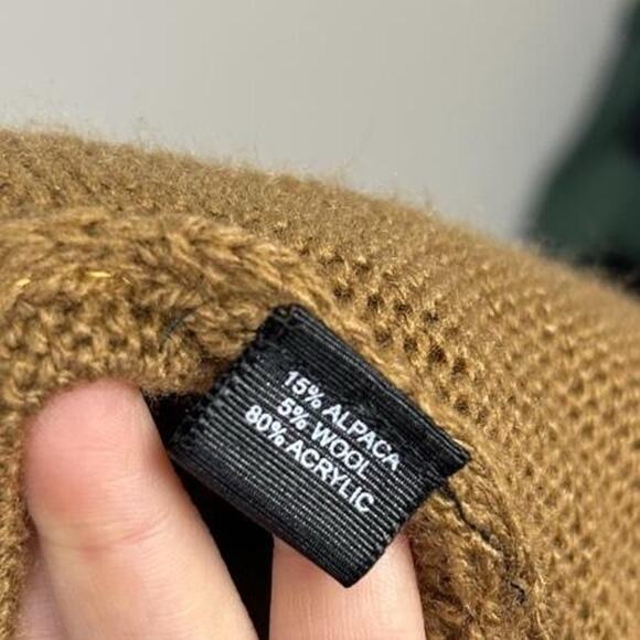 Alpaca Connection Peruvian Zip Up Hoodie Sweater XL Multicolor Boho Womens - Picture 7 of 11